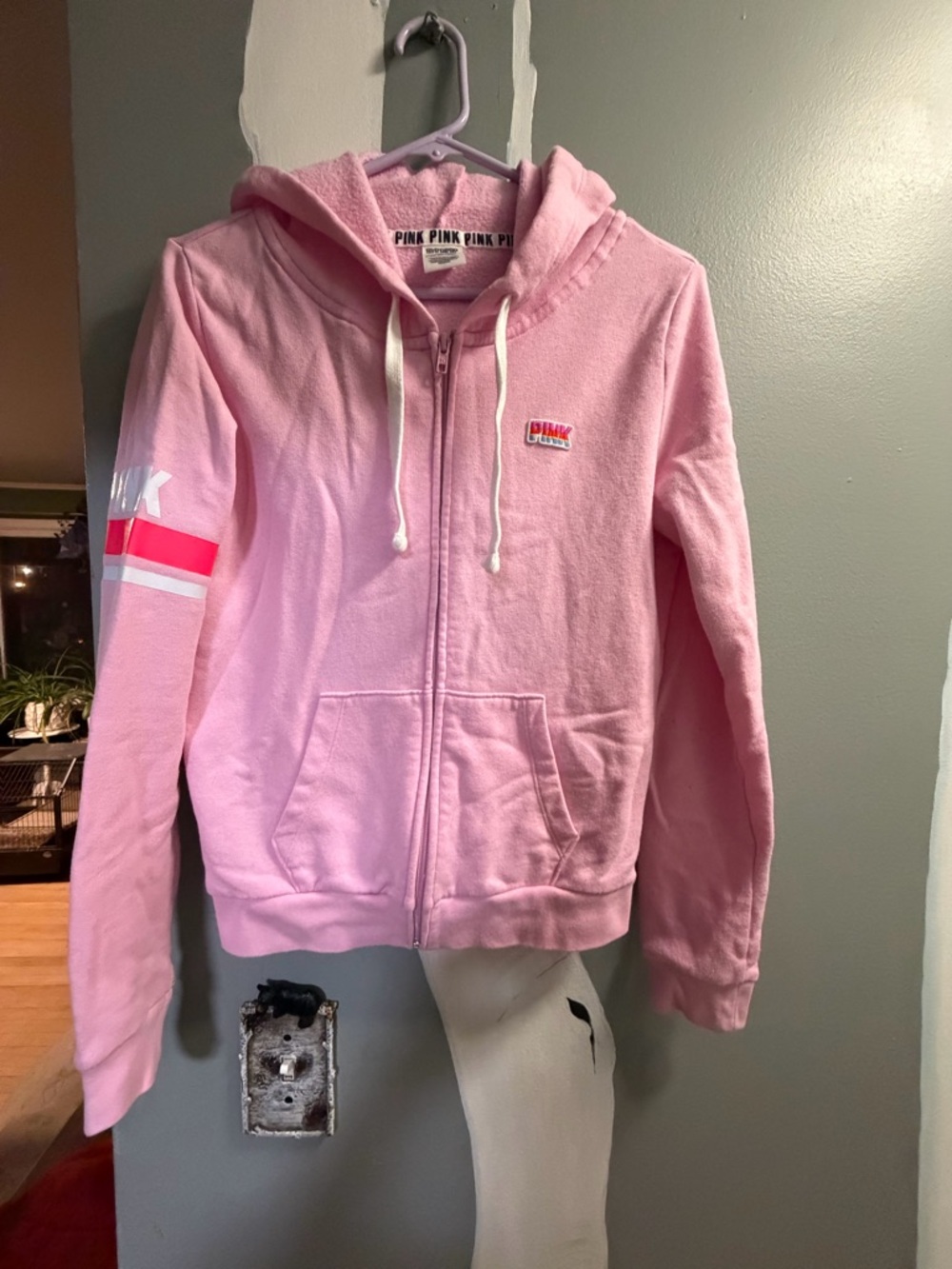 Victoria's Secret PINK Pink Zip-Up Hoodie
